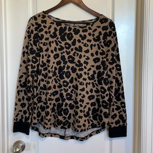 Pink Clover (Stitch Fix) Leopard Sweater